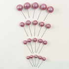 Топпер для торта «Бусины», набор 20 шт., розовый - Фото 4