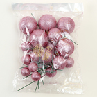 Набор для украшения "Бусины", набор 20 шт, цвет розовый - Фото 6