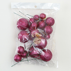 Топпер для торта «Бусины», набор 20 шт., бордовый - Фото 5