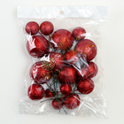 Топпер для торта «Бусины», набор 20 шт., красный - Фото 5