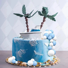 Топпер для торта «Бусины», набор 20 шт., синий - Фото 2