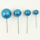 Топпер для торта «Бусины», набор 20 шт., синий - Фото 4