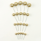 Набор топперов «Бусины», набор 20 шт., цвет золото - Фото 3