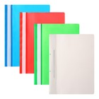 Набор папок- скоросшивателей Calligrata, А4, 180 мкм, с прозрачным верхом, 10 штук, микс - Фото 2