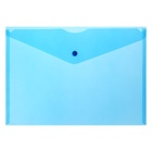 Набор папок-конвертов на кнопке 10 штук, А4, 180 мкм, Calligrata Office, полупрозрачные, микс - Фото 4