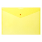 Набор папок-конвертов на кнопке 10 штук, А4, 180 мкм, Calligrata Office, полупрозрачные, микс - Фото 5