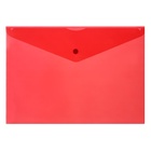 Набор папок-конвертов на кнопке 10 штук, А4, 180 мкм, Calligrata Office, полупрозрачные, микс - Фото 7