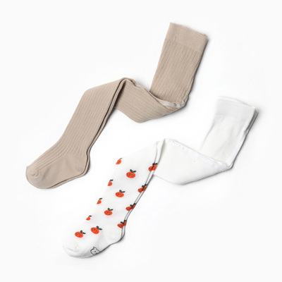 Колготки детские Крошка Я Oranges 2 пары, р. 68-74 см