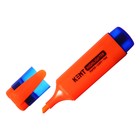 Набор маркеров-текстовыделителей 4 штуки, наконечник скошенный, 5.0 мм, оранжевый - Фото 2