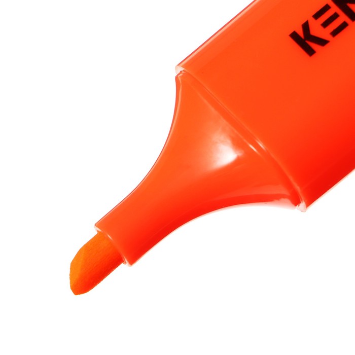 Набор маркеров-текстовыделителей 4 штуки, наконечник скошенный, 5.0 мм, оранжевый