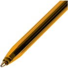 Ручка шариковая СТАММ "111" синяя, 1,0мм, тонированный оранжевый корпус - Фото 4