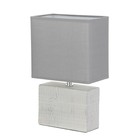 Настольная лампа «Дивея» Е14 40 Вт серый 10×17×29 см RISALUX - Фото 7