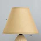 Настольная лампа «Иделла» Е14 40 Вт кофе 20×20×28 см RISALUX - Фото 3