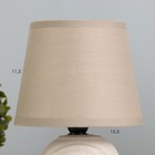 Настольная лампа "Илана" Е14 40Вт кофе 14х14х23 см RISALUX - фото 23586545