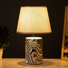 Настольная лампа «Калиса» Е14 40 Вт серебро 19×19×32 см RISALUX - Фото 2