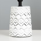Настольная лампа "Лейла" Е14 40Вт черно-белый 19х19х30 см RISALUX - Фото 4