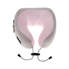 Массажная подушка Luazon LEM-06, 3.7 Вт, 2 вида массажа, ИК- подогрев, АКБ, розовая - Фото 2