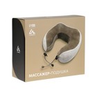 Массажная подушка Luazon LEM-06, 3.7 Вт, 2 вида массажа, ИК- подогрев, АКБ, розовая - Фото 8