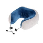 Массажная подушка Luazon LEM-06, 3.7 Вт, 2 вида массажа, ИК- подогрев, АКБ, синий - Фото 3