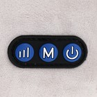 Массажная подушка Luazon LEM-06, 3.7 Вт, 2 вида массажа, ИК- подогрев, АКБ, синий - Фото 6