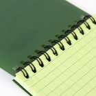 Блокнот влагостойкий 15 х 10 см, зелёный - Фото 5
