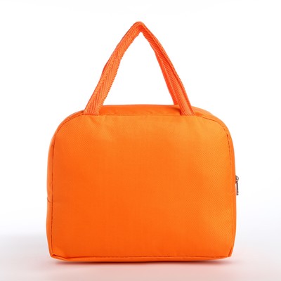 Термосумка на молнии, 5.6 л, цвет оранжевый