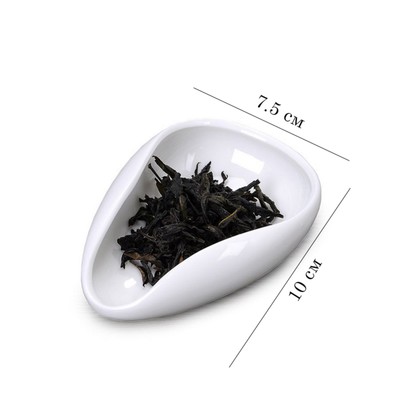Чахэ для чайной церемонии, 10 х 7.5 см, фарфор, белый