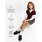 Жилет для девочки Amarobaby Knit, рост 146 см, цвет бордовый - Фото 2