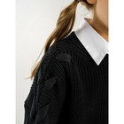 Свитер для девочки Wear, рост 128  см, цвет чёрный - Фото 19