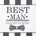 Кухонное полотенце «Доляна» Best man black, 35×60 см, 100% хлопок, 160 г/м² - Фото 5