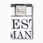 Кухонное полотенце «Доляна» Best man black, 35×60 см, 100% хлопок, 160 г/м² - Фото 7