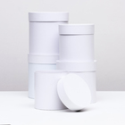 Набор круглых коробок 5в1 "Белизна перламутровая", 20 × 20 ‒15 × 15 см - Фото 2