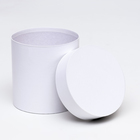Набор круглых коробок 5в1 "Белизна перламутровая", 20 × 20 ‒15 × 15 см - Фото 5
