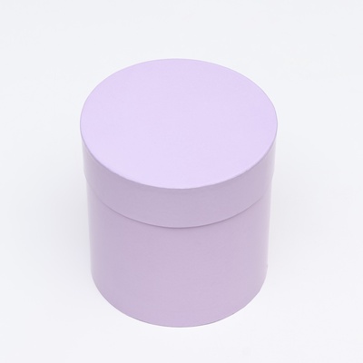 Набор круглых подарочных коробок 5 в 1 «Сирень перламутровая», 20×20 ‒15×15 см