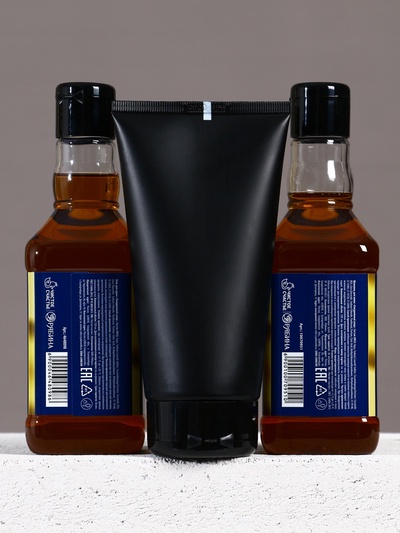 Набор "Богатства", гель для душа 250 мл, шампунь для волос 250 мл и гель для бритья 110 мл