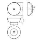 Раковина накладная Sanita Luxe Art Slim, белый - фото 13984156