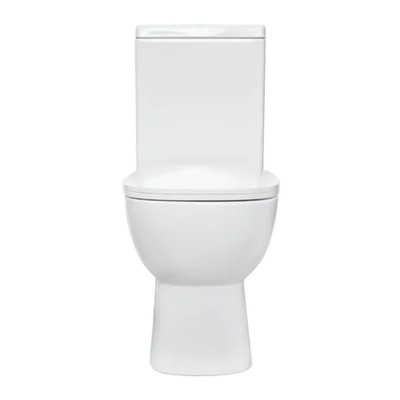 Унитаз-компакт Sanita Luxe Quadro Slim, 2-реж. OLI, дюропласт с микролифтом, белый