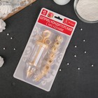 УЦЕНКА Шприц кондитерский «Сластена», 8 насадок, 17×5×5 см - Фото 4