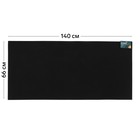 Коврик eva универсальный Grand Caratt, Соты 140×66 см, черный - Фото 1