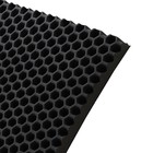 Коврик eva универсальный Grand Caratt, Соты 140×66 см, черный - Фото 5