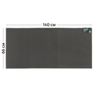 Коврик Grand Caratt, EVA, Соты, универсальный, 140×66 см, серый - Фото 1