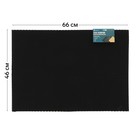 Коврик eva универсальный Grand Caratt, Соты 46 х 66 см, черный - фото 12085525