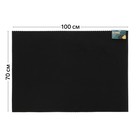 Коврик eva универсальный Grand Caratt, Соты 100×70 см, черный - Фото 1