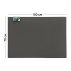 Коврик eva универсальный Grand Caratt, Соты 100 х 70 см, серый - Фото 1