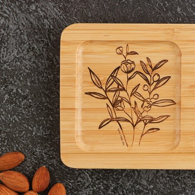 Менажница «Цветы», 17х9,5х1,5 см