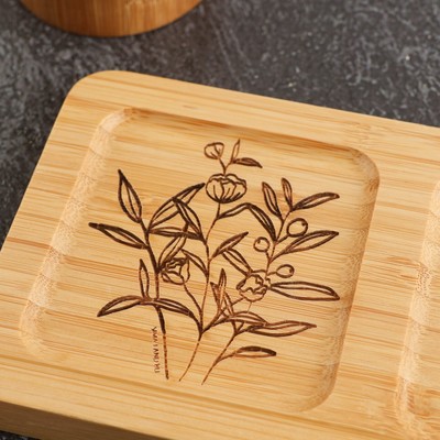 Менажница «Цветы», 17х9,5х1,5 см