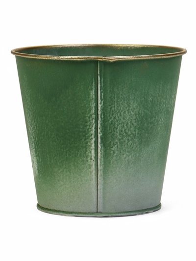 Кашпо «Ведёрко Генри», 10×10×10 см, зелёный