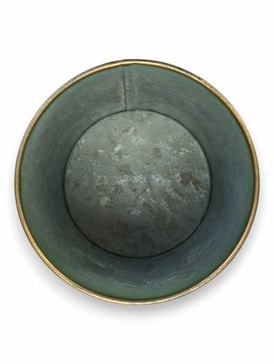 Кашпо «Ведёрко Генри», 10×10×10 см, зелёный