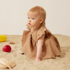 Комплект для девочки (туника,шорты) MINAKU, цвет бежевый, размер 62-68 10185749