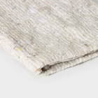 Салфетка - тряпка хозяйственная Доляна, 50×60 см, плотность 180 г/м², строчка 2.5 мм, с оверлоком, белая - Фото 2